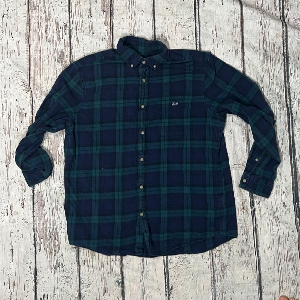 Vineyard Vines Classic Fit Tucker Shirt Mens Long Sleeve Plaid Button Down Shirt